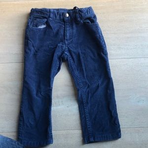 Jacadi Paris - blue corduroy pants- 24 months- baby/toddler